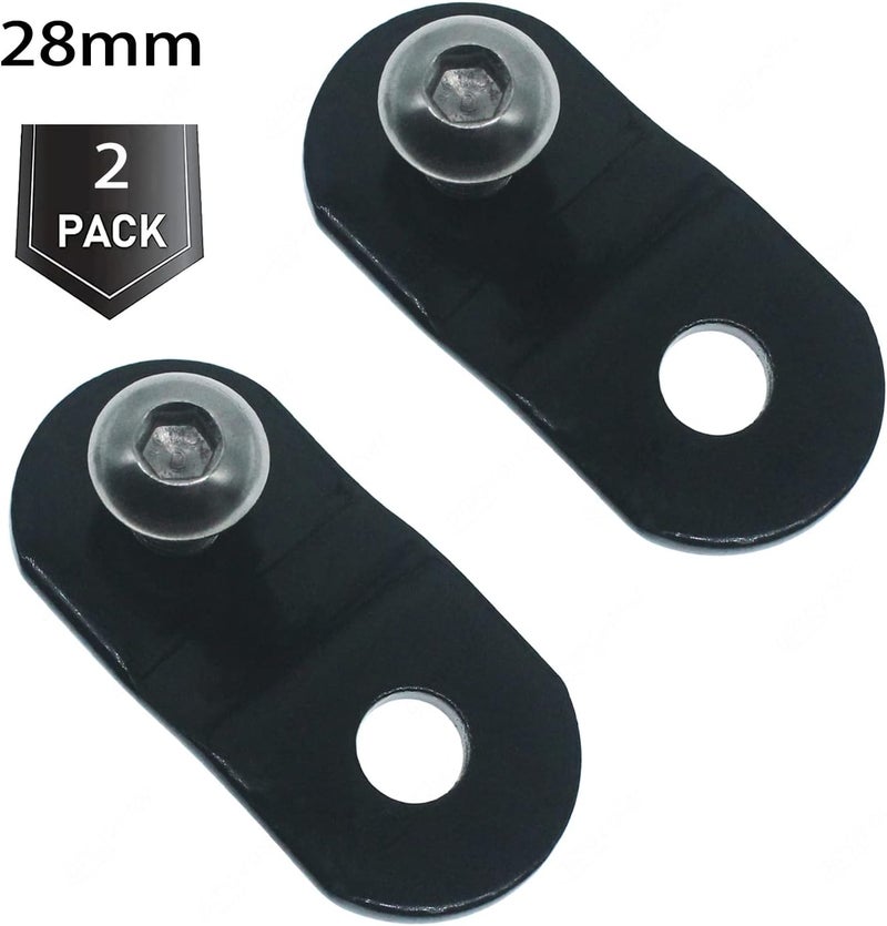 amavoler 28mm 1 Inch Motorcycle Gas Tank Rising Lift Kit Replacement Steel for Harley-Davidson (28mm) 1 pair - Image 2